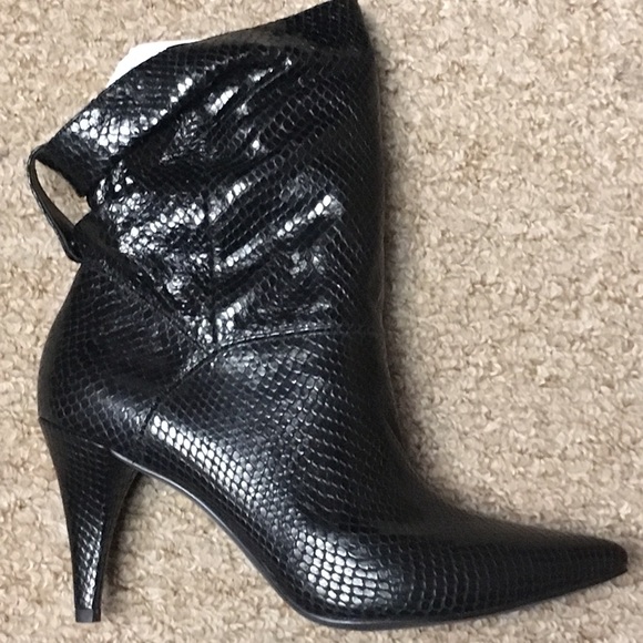 michael kors snakeskin booties